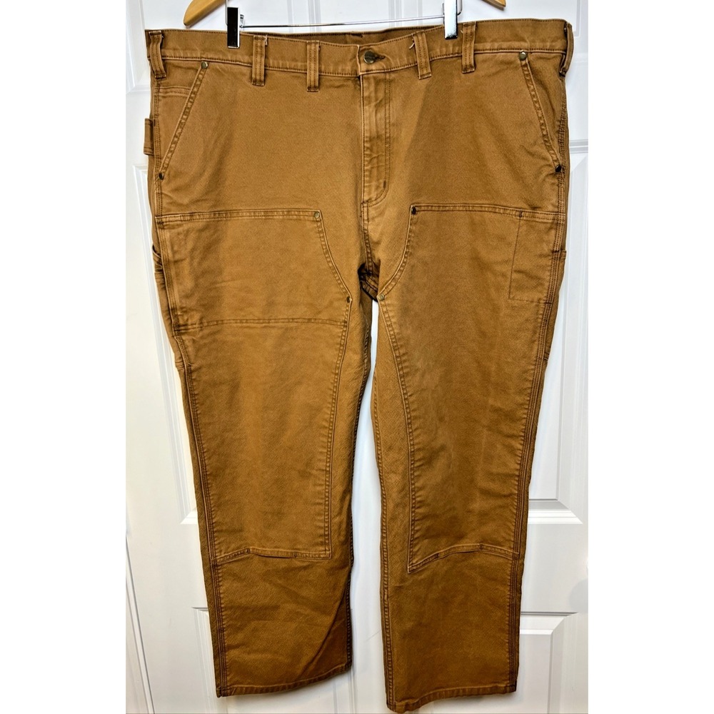 Carhartt 106595 Rugged Flex Duck Double Front Pant 44x30 Brown Garment Dyed NWOT